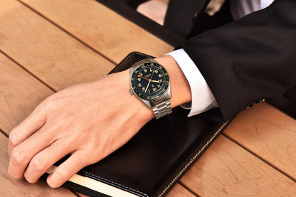 (Local delivery)PAGANI DESIGN New DG5833 GMT Men's Automatic Mechanical Watch Stainless Steel Sapphire 20Bar C3 reloj hombre