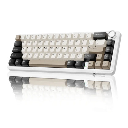 ATTACK SHARK X66 Wireless Mechanical Keyboard with Side Printed PBT Keycaps BT & 2.4G Wireless & Type -C Wired Hot-swap 16 Milli