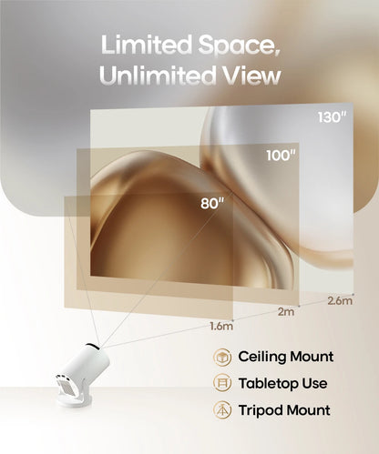 Magcubic Projector HY300 Pro 8K Android 14 Dual Wifi6 290ANSI Allwinner H726 BT5.4 1080P 1280*720P Home Cinema Outdoor Projetor