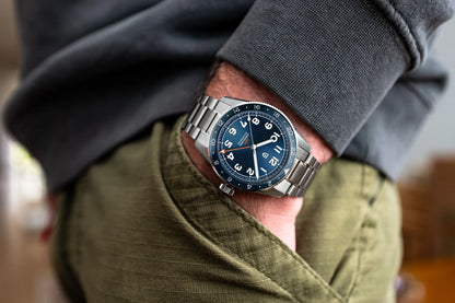 (Local delivery)PAGANI DESIGN New DG5833 GMT Men's Automatic Mechanical Watch Stainless Steel Sapphire 20Bar C3 reloj hombre